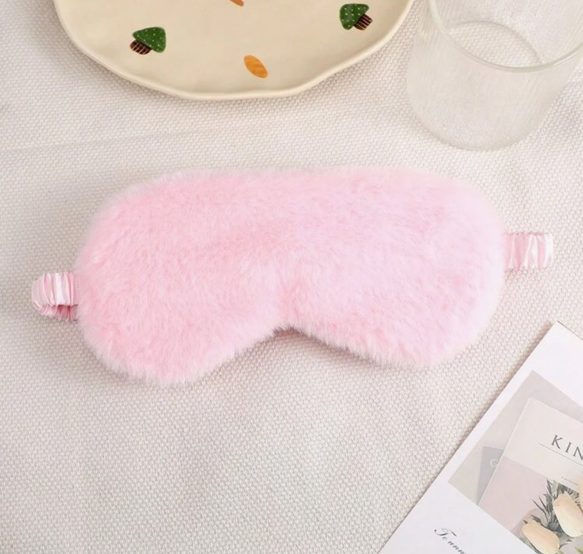 Fur sleep mask