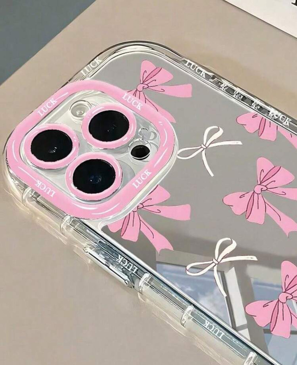 Pink bow case