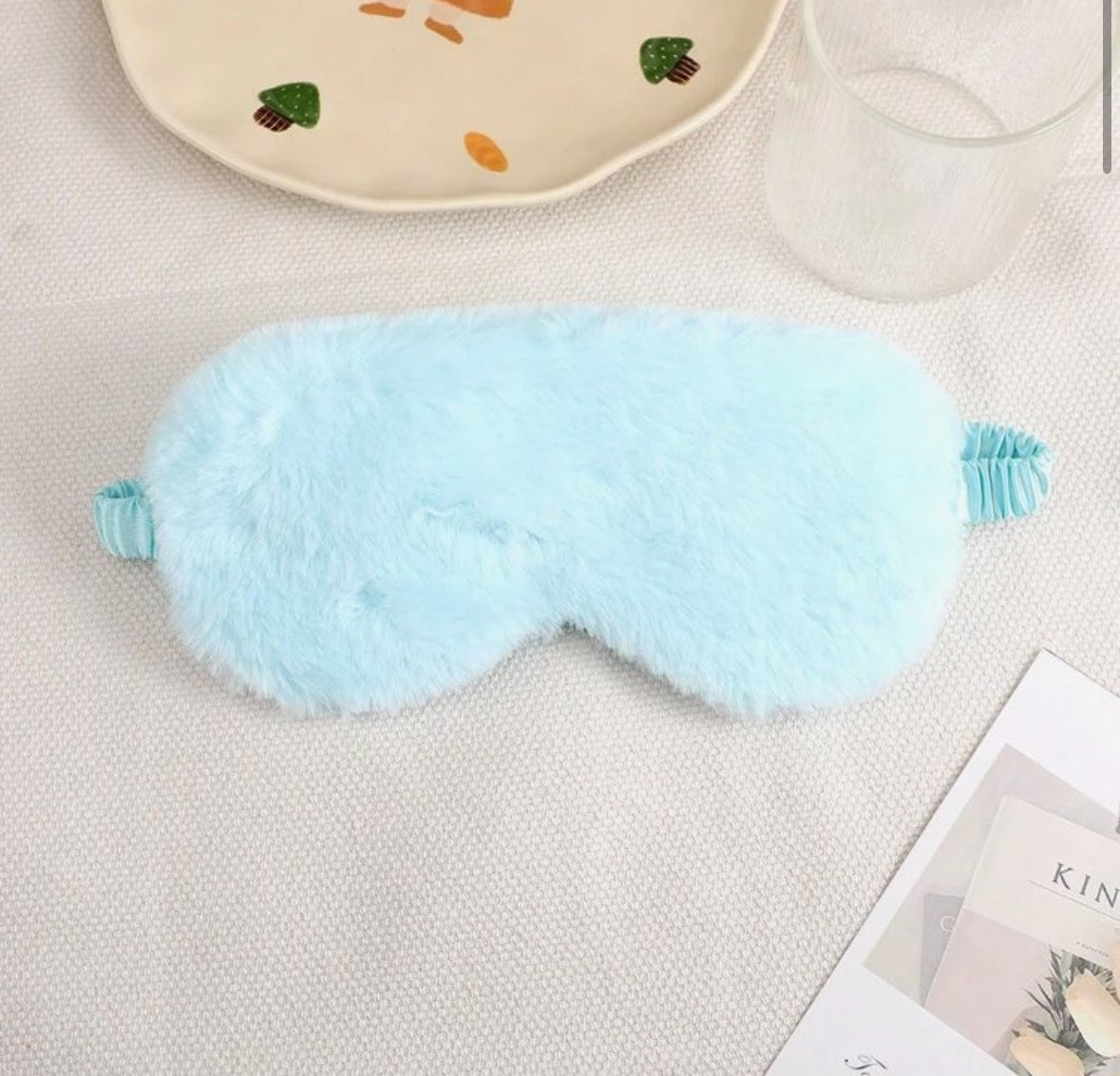 Fur sleep mask