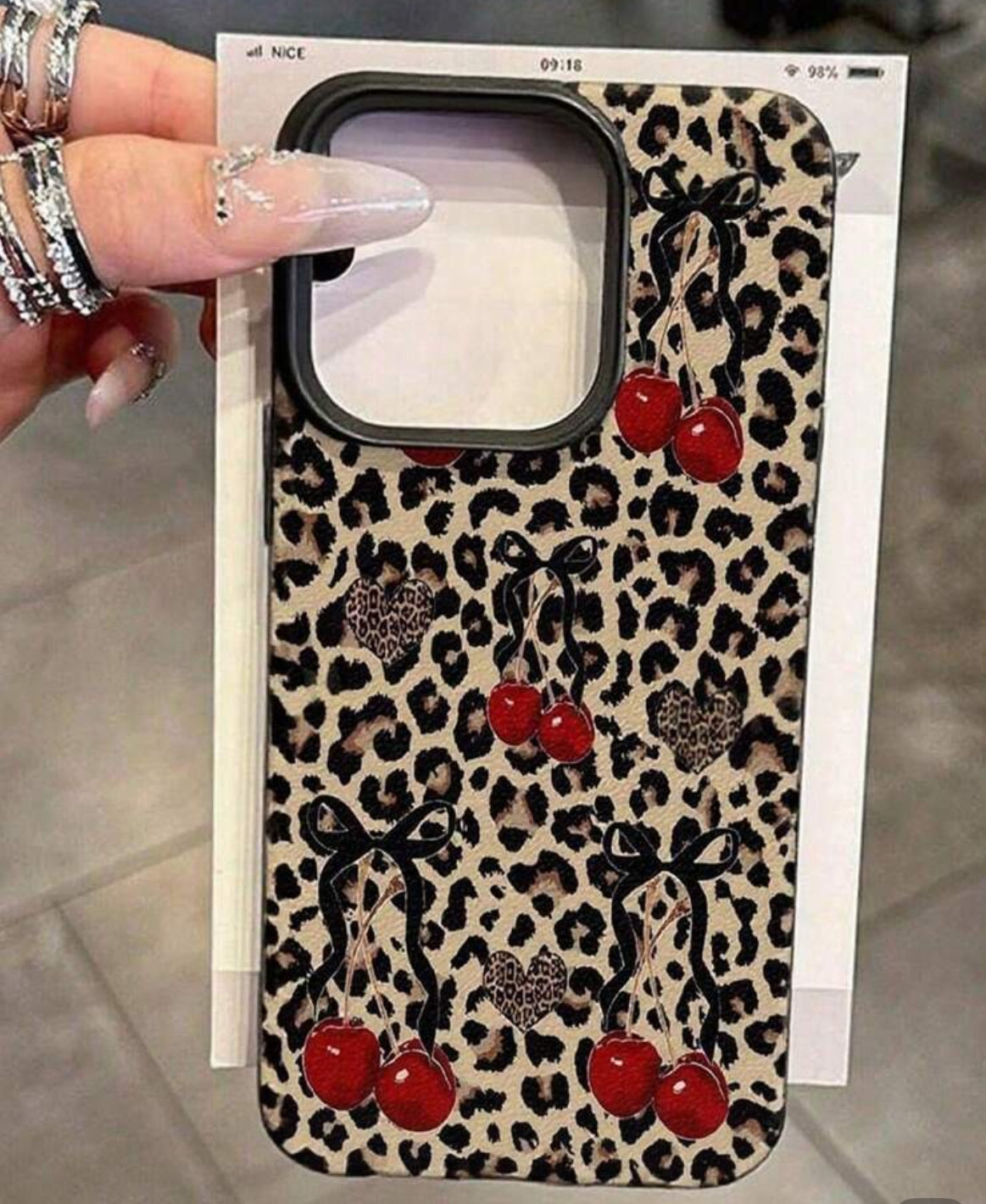 Leo-cherry case 🐆🍒