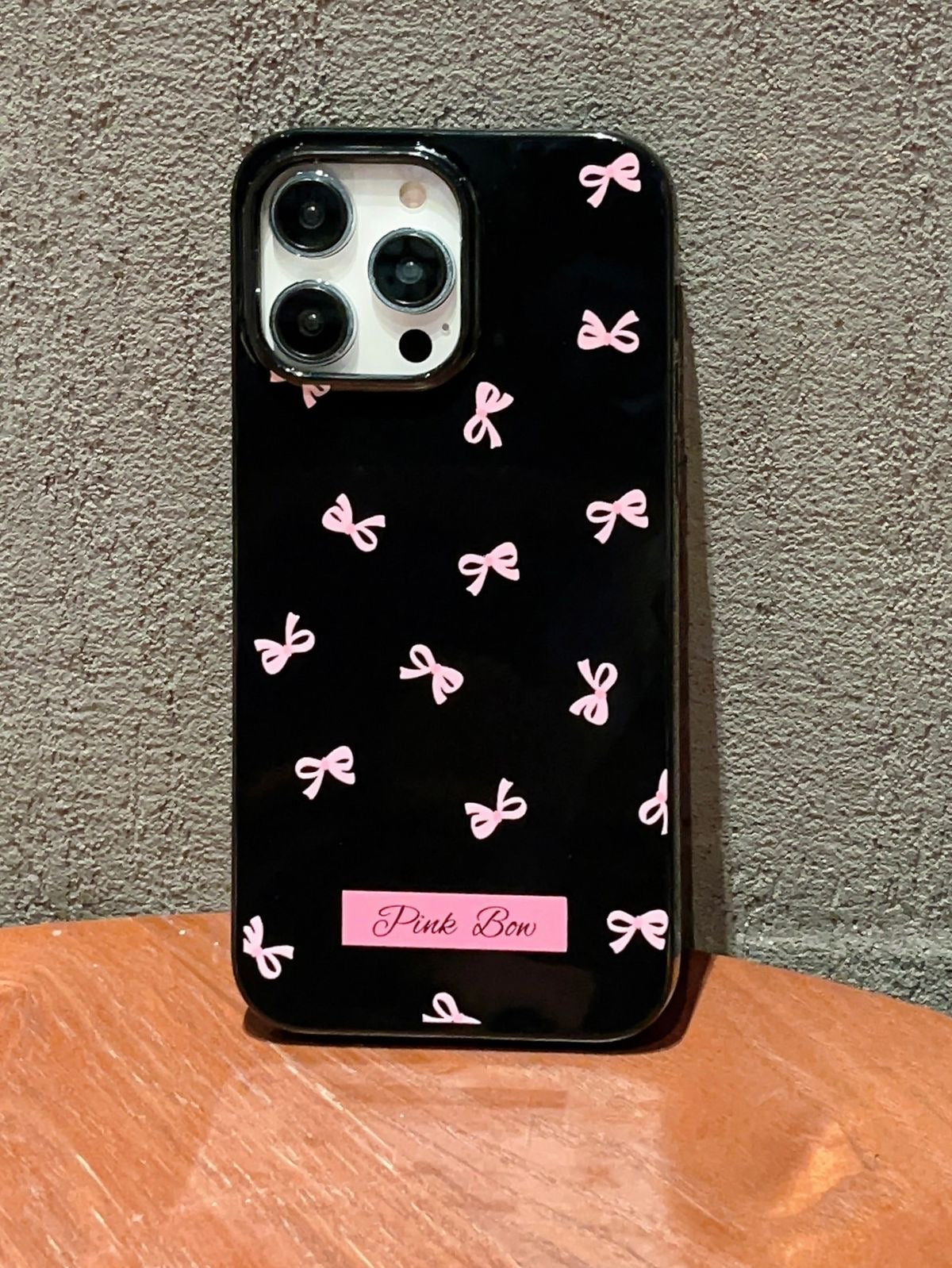 Pink bow case🎀